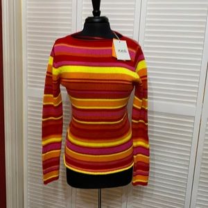 Isaac Mizarahi beautiful colorful sweater🙂